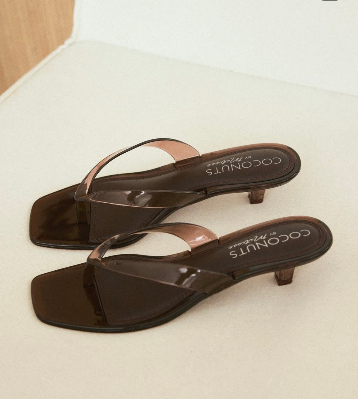 Harbor kitten heel flip flop