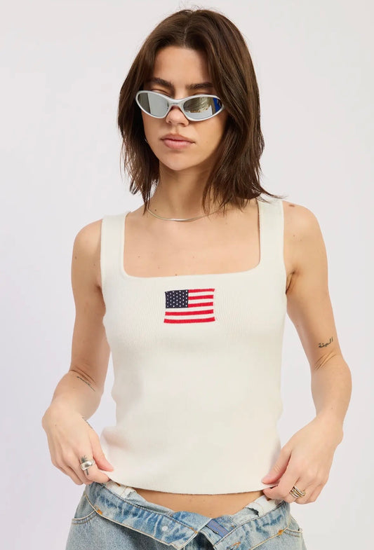 American Summer Knit Tank
