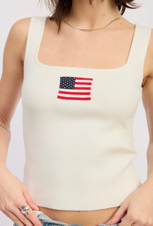 American Summer Knit Tank